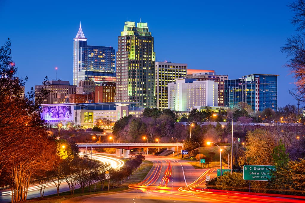 Raleigh, NC skyline